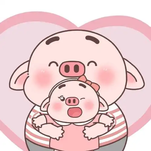 情侣头像##猪小屁五周年