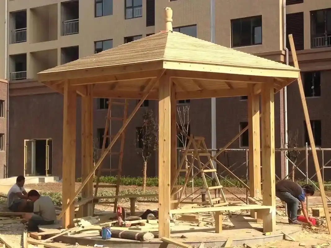 运城市防腐木凉亭哪家好有哪些优势. 在很多公园,景区都可以 - 抖音