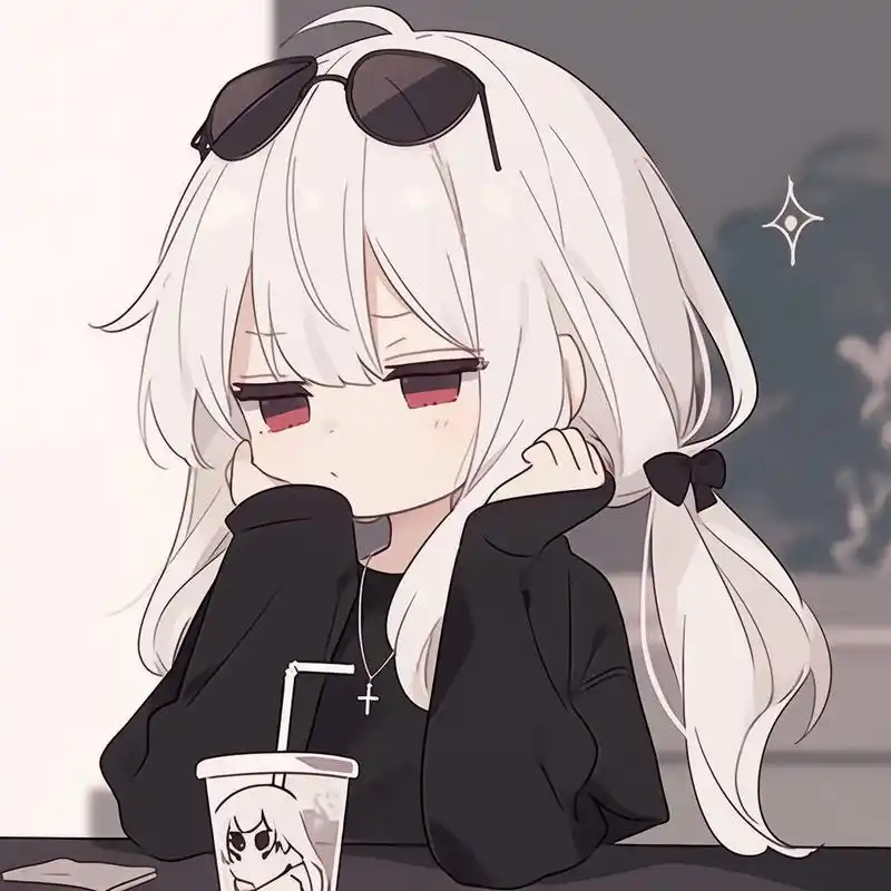 又酷又可爱动漫女头  当你错过了落日的余晖,不要灰心丧气,因为还有