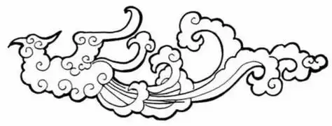 饕餮纹简笔画手稿