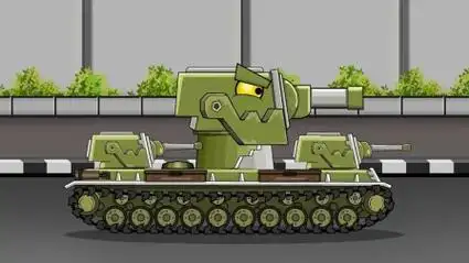 坦克世界动画:kv6坦克的进阶之路