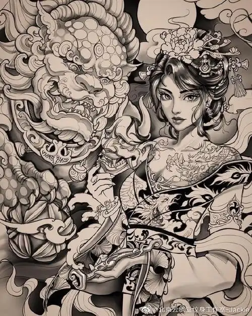 遇见艺术##纹身##纹身手稿##北京纹身店##北京纹身##刺青##tattoo