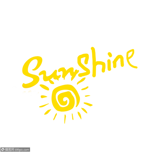 sunshine字体春天太阳