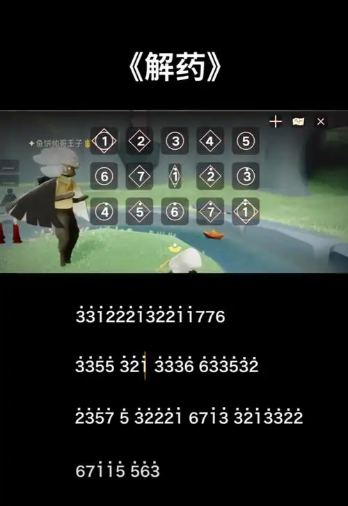 光遇琴谱 来源:dy sky光遇琴谱