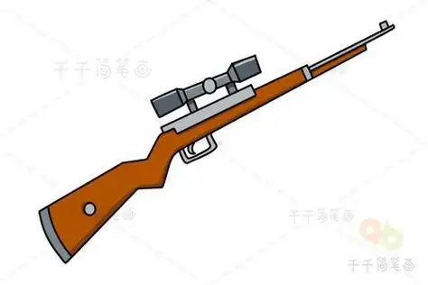 98k枪的简笔画 简笔画图片大全-蒲城教育文学网
