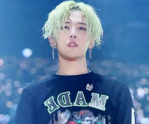 绿发的权志龙是"漫画脸",看到杨洋的紫发后