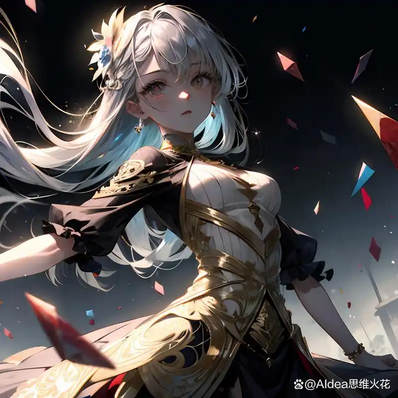 「唯美动漫少女」快来欣赏这12张令人心动的银发少女高清插图!