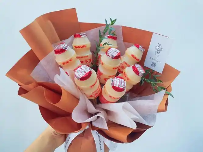 养乐多花束创意花束黄岩花店