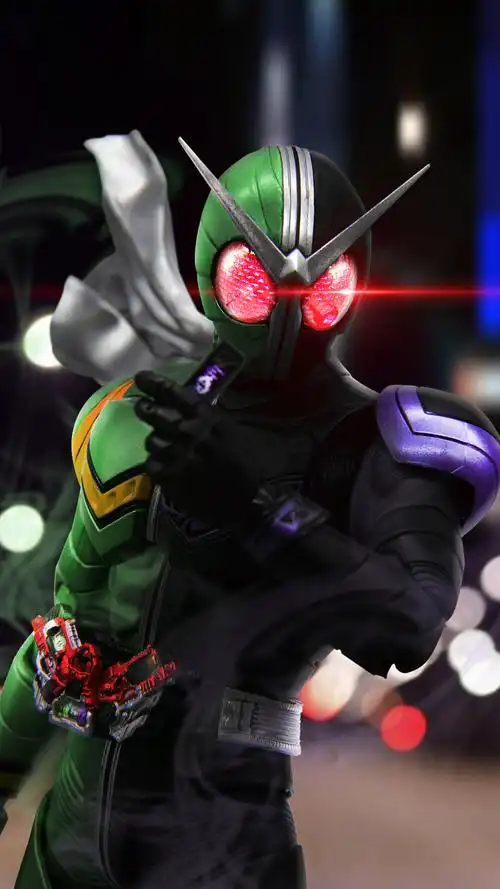 假面骑士w shf真骨雕摄影