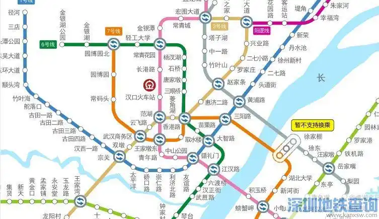 武汉地铁1号线有哪些换乘站点