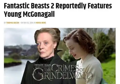 据悉,在《神奇动物在哪里2》当中,将由爱尔兰演员菲奥娜·格拉斯科特