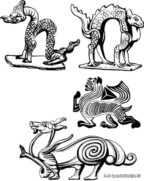 传统图案-动物-中国风