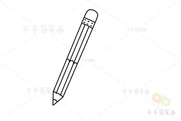 铅笔简笔画画法图解铅笔简笔画图片大全如何画可爱的卡通铅笔简笔画简