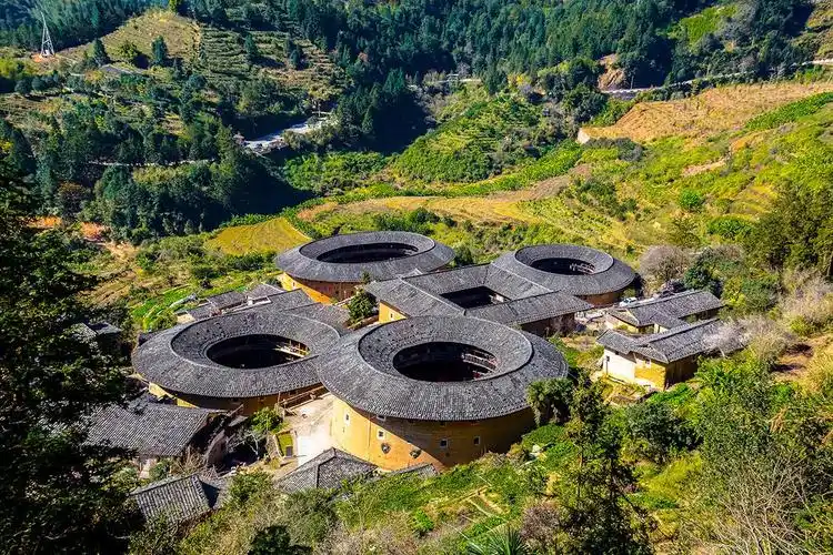 福建土楼高清摄影照片一览厦门永定土楼图片大全