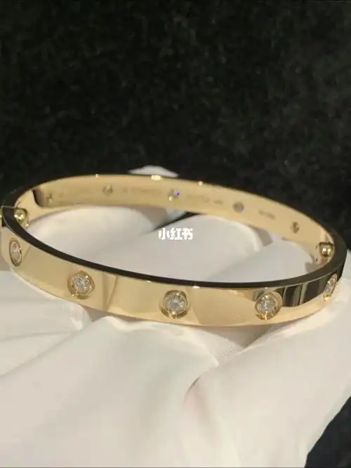 cartier卡地亚love十钻手镯