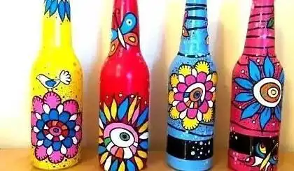 互动吧-亲子彩绘玻璃瓶——原来瓶子可以这样玩