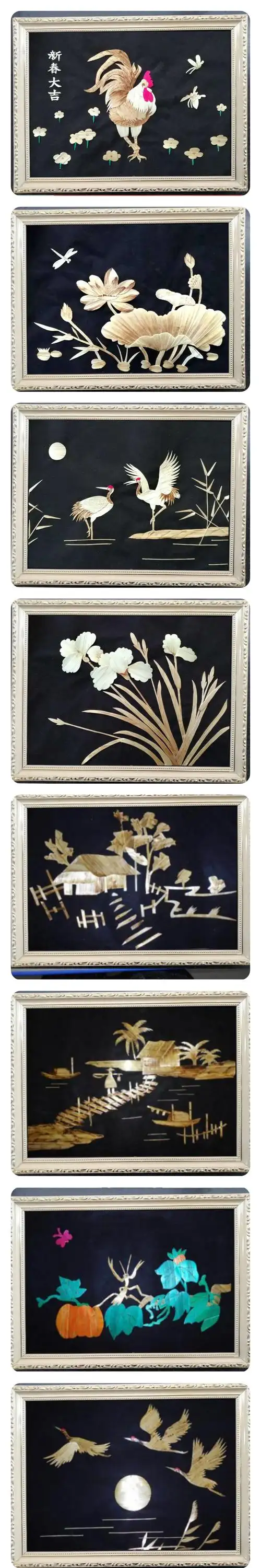 麦秸画---绥滨镇中心校少年宫活动项目简介(二)