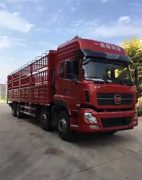 程力商用车96米高栏载货车前四后八运输车20吨高栏车