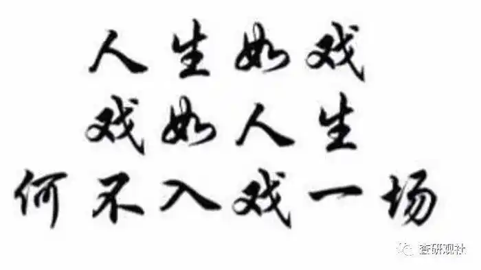 人生如戏,全靠演技!(现实)