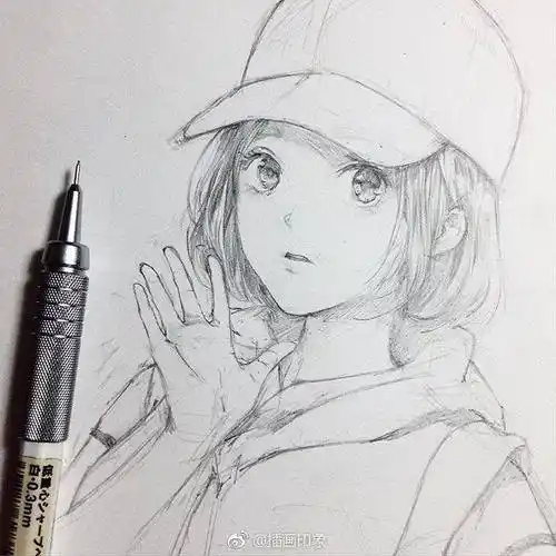 铅笔画 女生【转】