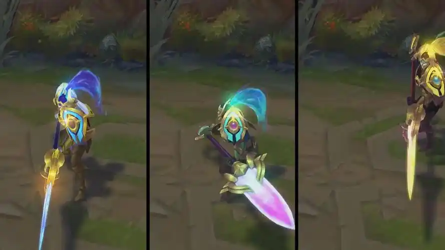 英雄联盟赵信掠星守卫者炫彩皮肤华丽炫目