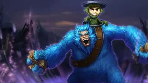 英雄联盟游戏角色雪人骑士努努桌面壁纸第2张