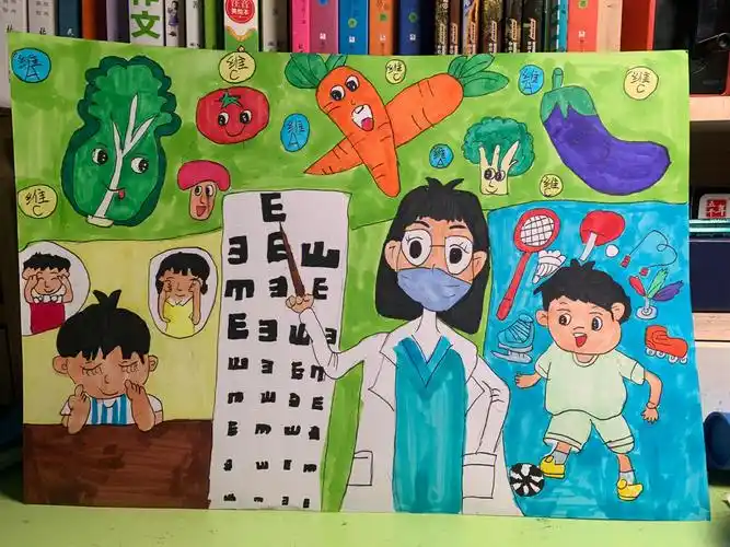 爱眼护眼  #爱眼护眼保护视力  #绘画