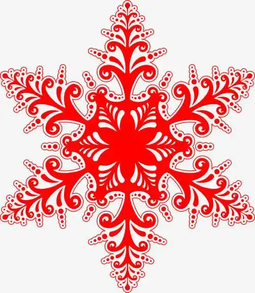 红色创意图案装饰