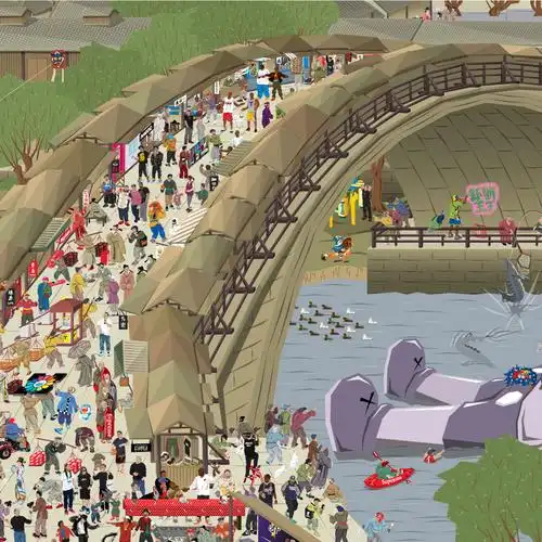 潮流版清明上河图中有你的启蒙人物吗