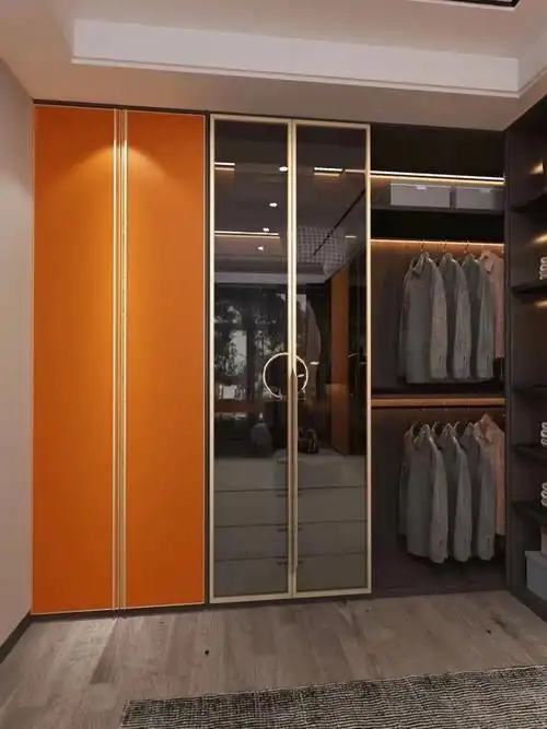 皮革衣柜门#全屋定制橱柜衣柜  #皮革衣柜门板厂  #皮革衣柜门板