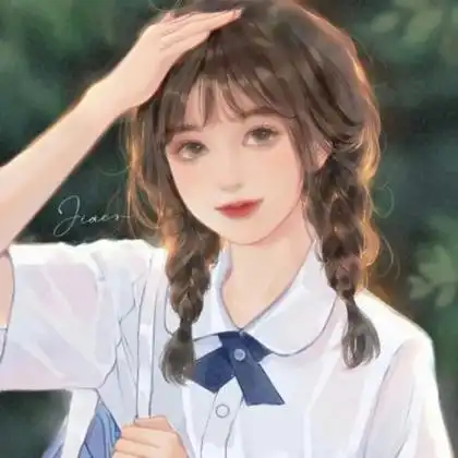 手绘风格情侣头像 高清好看的高质感ins风情侣头像手绘图片_情侣动漫