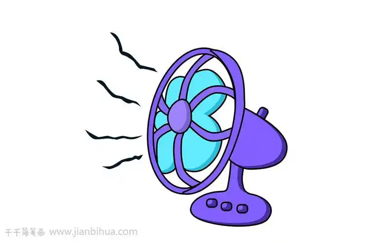 夏天凉快的用品简笔画