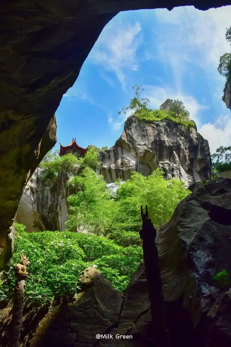 长屿峒天位于温岭市 - 抖音