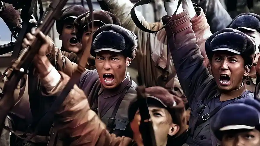 1951年真实录像,志愿军种子山阻击战,200人完虐加拿大8000多人