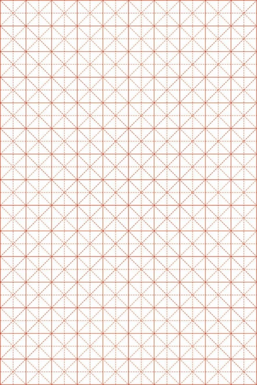 米字格临摹字帖模版word红色格式