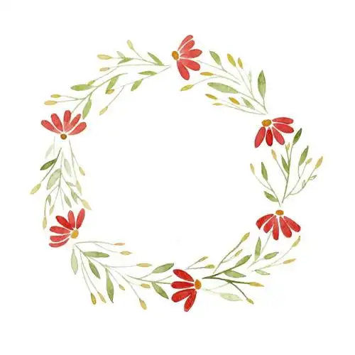 植物手帐素材 ins:mitherzundpinsel