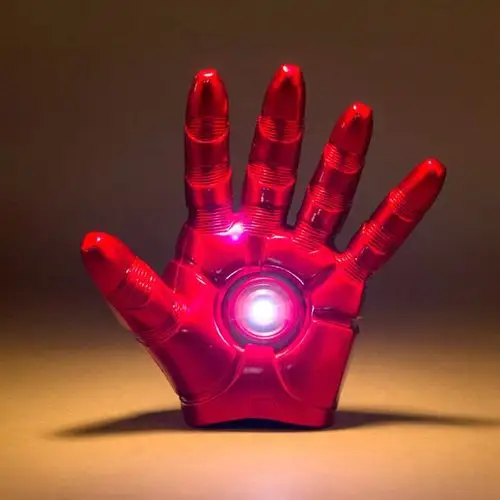 钢铁侠手套可发光模型手办 ironman mk3手掌1:1收藏 送男友礼物