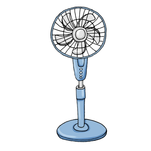 手绘风扇图片大全