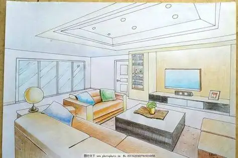 室内主题简笔画