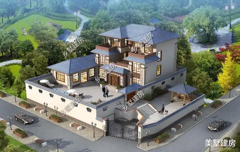 精美绝伦的四合院别墅和美贵气自建房首选