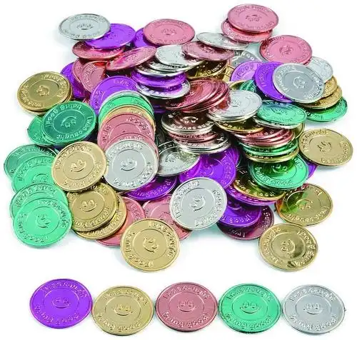 " 塑料硬币 - 散装(1 包 144 件) 1-pack of 14