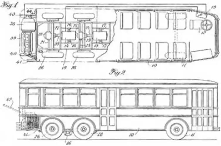 纽约凡尔赛6轮电动公交车 桁架梁结构车身结实又安全