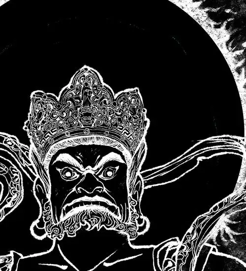 插画习作[2] 金刚怒目