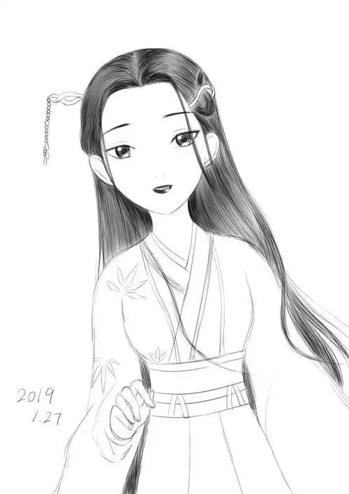 白蛇简笔画青蛇白蛇简笔画