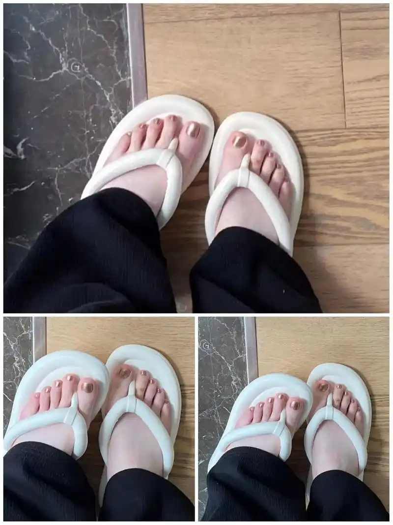 单色脚丫美甲好看?还是混色的?#美脚 #脚丫子 #女生的脚  - 抖音