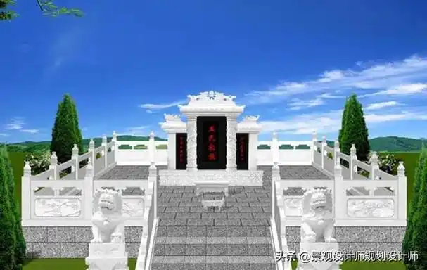 墓地坟墓设计案例效果3