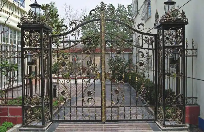 欧式别墅铁艺大门定制加工