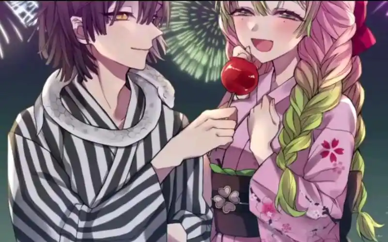 【蛇恋】蜜璃和小芭内合唱打上花火