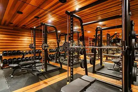 简约乒乓球运动健身房背景