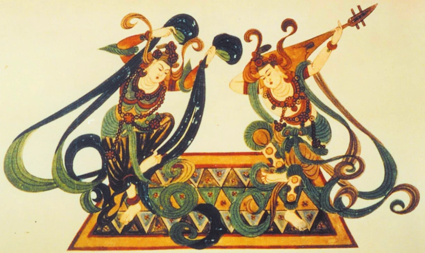 敦煌壁画是谁在反弹着琵琶